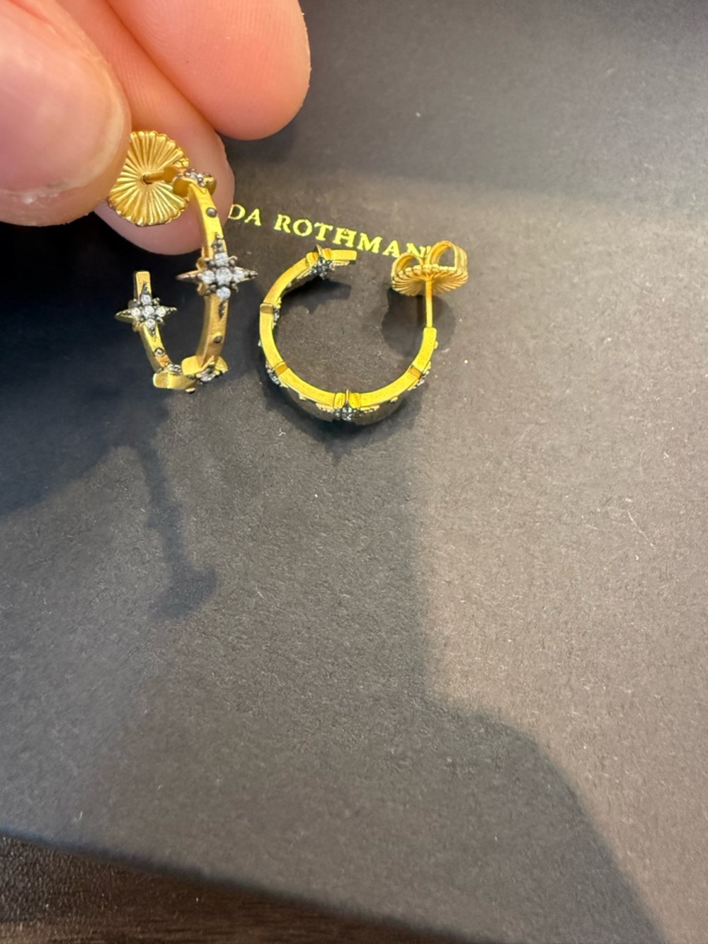 *NEW*Freida Rothman* CELESTIAL PERFECT HOOP EARRINGS
